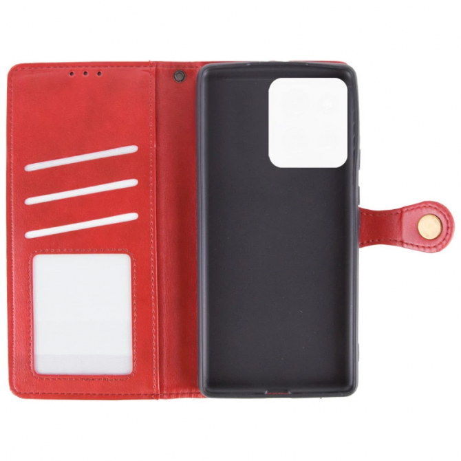 Чехол-книжка GETMAN Gallant for Oppo A3/ A3x/ A40m Red-2