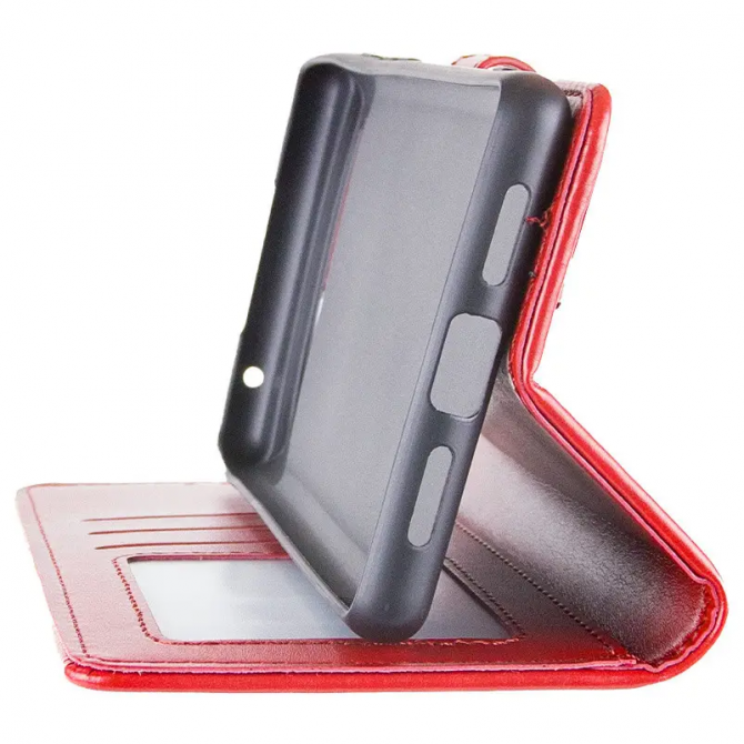 Чехол-книжка GETMAN Gallant for Oppo A3/ A3x/ A40m Red-3