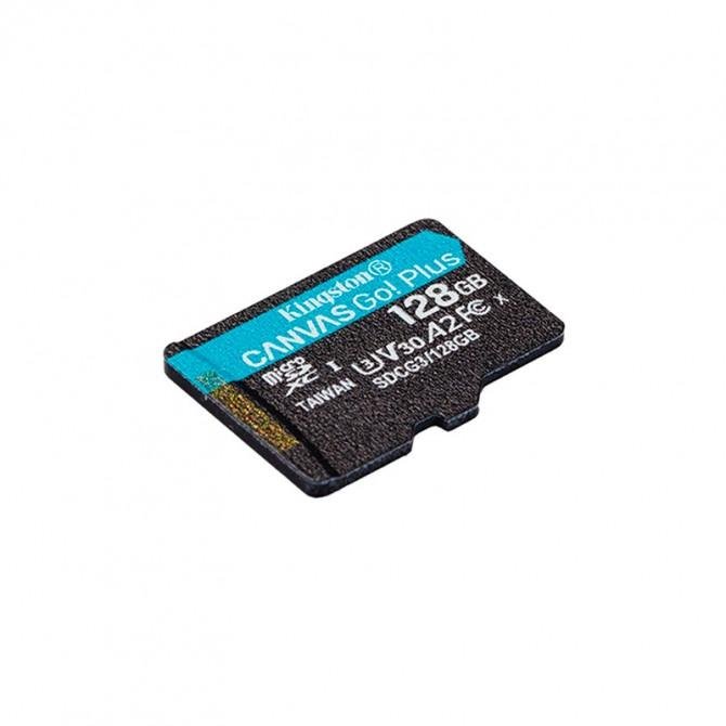 Карта памяти Kingston microSDHC 128Gb Canvas Go Plus class10 A2 V30(R-170Mb/s/W90Mb/s)-1