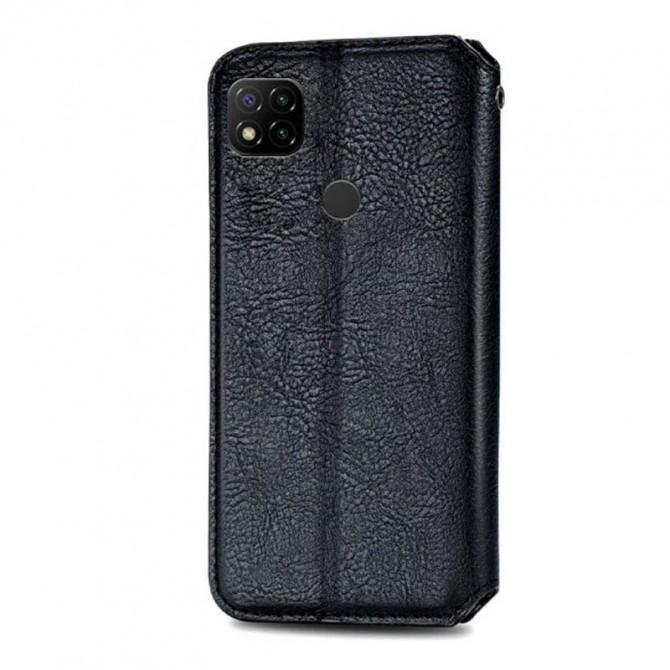 Чехол-книжка GETMAN Cubic for Xiaomi Redmi 9c Black-1