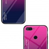 Чехол TPU Gradient HELLO Glass для Xiaomi Mi8 Lite Розовый Чехол TPU Gradient HELLO Glass для Xiaomi Mi8 Lite Розовый