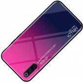 Чехол TPU Gradient HELLO Glass для Xiaomi Mi9 SE Розовый