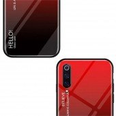 Чохол TPU Gradient HELLO Glass для Xiaomi Mi9 SE Червоний Чохол TPU Gradient HELLO Glass для Xiaomi Mi9 SE Червоний