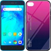 Чехол TPU Gradient HELLO Glass для Xiaomi Redmi GO Розовый Чехол TPU Gradient HELLO Glass для Xiaomi Redmi GO Розовый