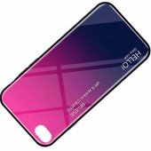 Чехол TPU Gradient HELLO Glass для Xiaomi Redmi GO Розовый Чехол TPU Gradient HELLO Glass для Xiaomi Redmi GO Розовый