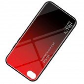 Чехол TPU Gradient HELLO Glass для Xiaomi Redmi GO Красный Чехол TPU Gradient HELLO Glass для Xiaomi Redmi GO Красный