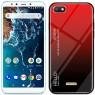 Чохол TPU Gradient HELLO Glass для Xiaomi Redmi 6a Червоний