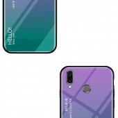 Чохол TPU Gradient HELLO Glass для Xiaomi Redmi 7 Блакитний Чохол TPU Gradient HELLO Glass для Xiaomi Redmi 7 Блакитний