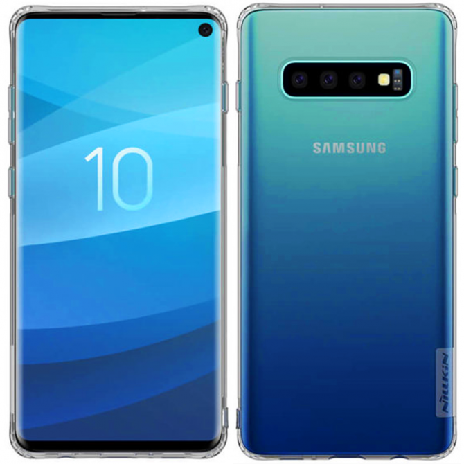 Чохол NILLKIN Nature TPU для Samsung G973 Galaxy S10 Сірий