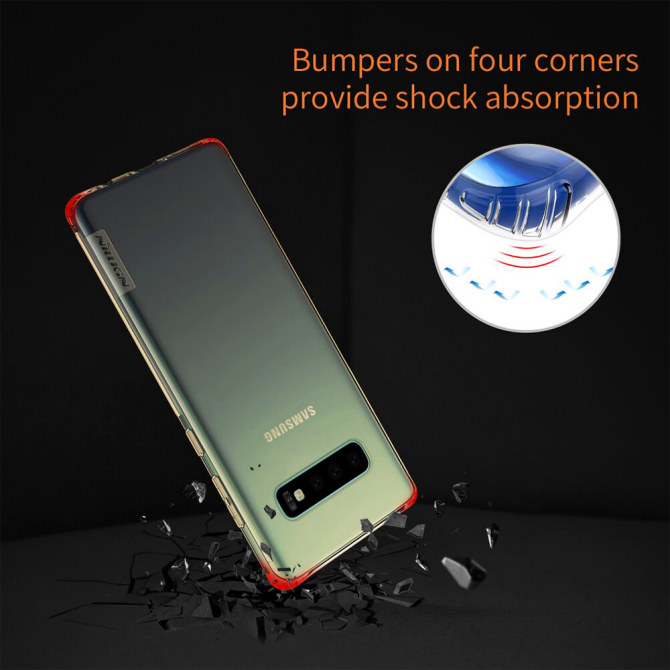 Чохол NILLKIN Nature TPU для Samsung G973 Galaxy S10 Сірий-4