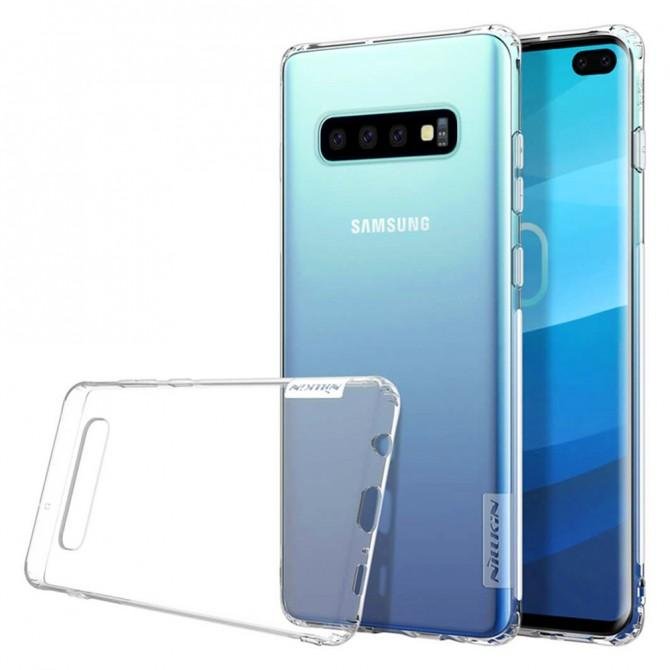 Чехол NILLKIN Nature TPU для Samsung G975 Galaxy S10 Plus White-1