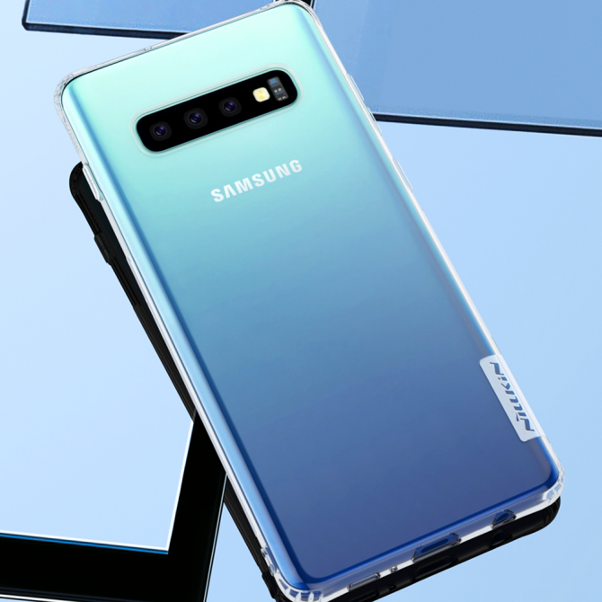 Чехол NILLKIN Nature TPU для Samsung G975 Galaxy S10 Plus White-6