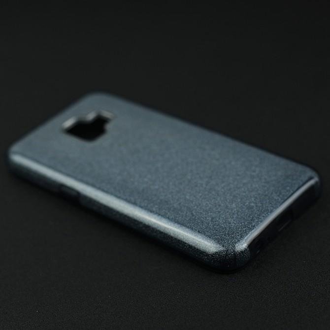 Чохол Silicone 3in1 Блискітки для Samsung J260 Galaxy J2 Core 2018 Чорний-3