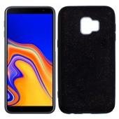 Чехол Silicone 3in1 Блёстки для Samsung J610 Galaxy J6 Plus Чёрный