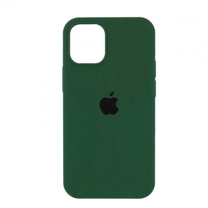 Оригінальний силіконовий чохол для iPhone 14 Army Green FULL