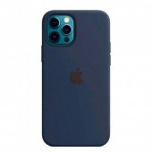 Оригинальный силиконовый чехол для iPhone 14 Pro Dark Blue FULL Оригинальный силиконовый чехол для iPhone 14 Pro Dark Blue FULL