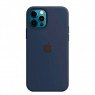 Оригинальный силиконовый чехол для iPhone 14 Pro Dark Blue FULL