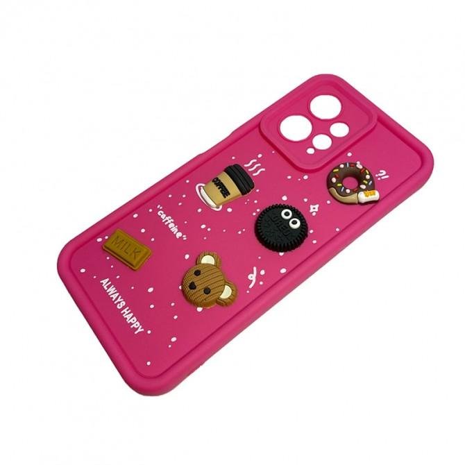 Чохол TPU Toys Case для Xiaomi Redmi Note 12 4G (Pink / Always Happy)-2