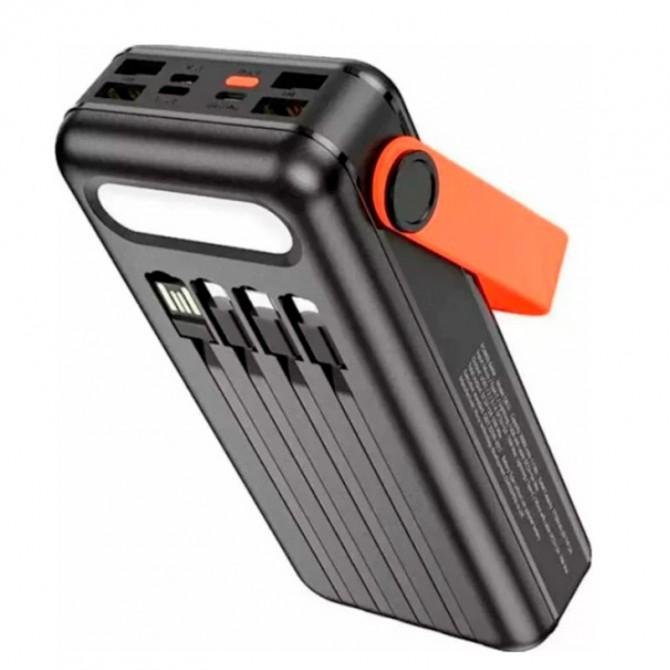 Дополнительная батарея Hoco DB33 Plus Rising 22.5W+PD20W Sun Solar (30000 mAh) Black
