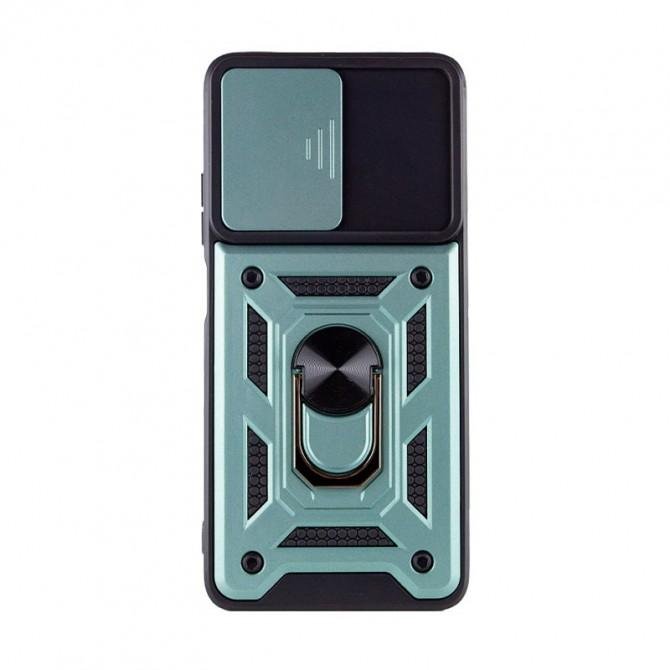 Чехол HONOR Hard Defence Series Xiaomi Redmi 12C Green (with Camshield and magnet)