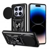 Чехол HONOR Hard Defence Series Xiaomi Redmi Note 14 Pro 4G Black (with Camshield and magnet)