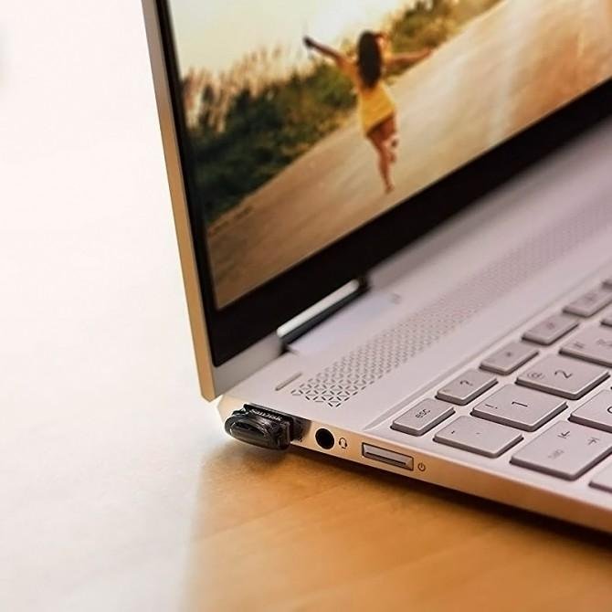 Флеш-память USB 3.1 SanDisk Ultra Fit 64Gb (130Mb/s) Black-3