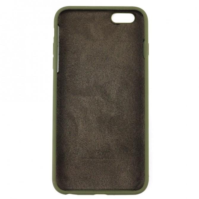 Чохол силіконовий для iPhone 6/6s Plus Болотний FULL-2