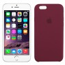 Чехол силиконовый для iPhone 6/6s Plus Бордовый