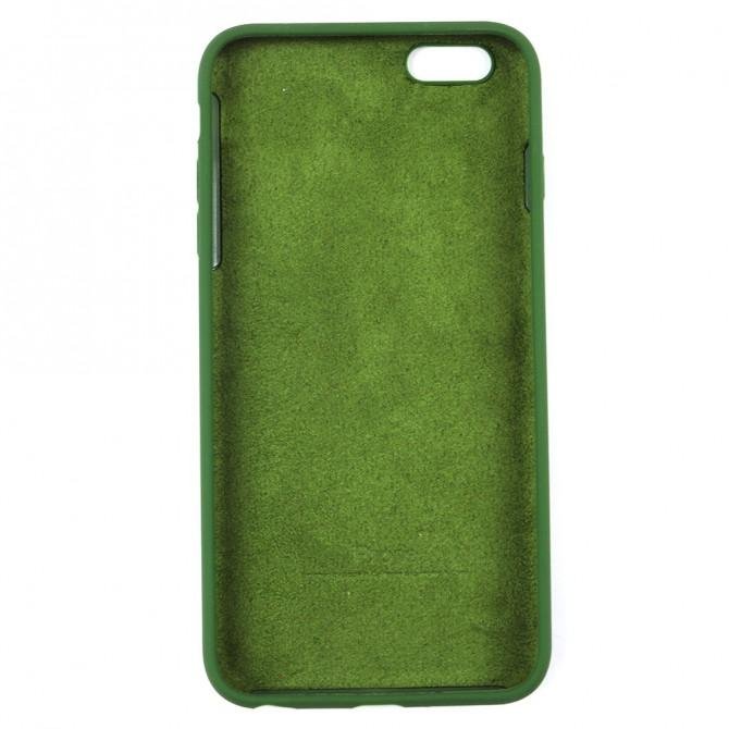 Чохол силіконовий для iPhone 6/6s Plus Темно Зелений FULL-2