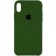 Оригинальный силиконовый чехол для iPhone Xr Тёмно Зеленый