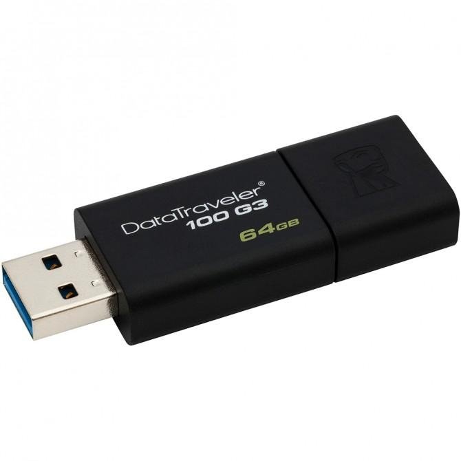 Флеш память Kingston USB Flash 64GB DataTraveler 100 G3 USB 3.0