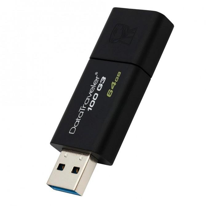Флеш память Kingston USB Flash 64GB DataTraveler 100 G3 USB 3.0-2