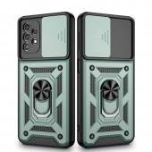 Чехол HONOR Hard Defence Series Samsung A325 Galaxy A32 Green (with Camshield and magnet)