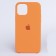 Оригинальный силиконовый чехол для iPhone 12 /12 Pro Светло Оранжевый FULL