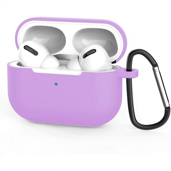 Чехол U-Like Silicone Protective Case For Airpods Pro Slim Lilac