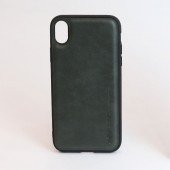 Чехол X-Level Leather series iPhone Xr Green