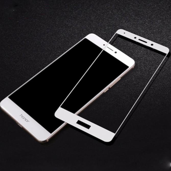 Захисне скло для HUAWEI Honor 6X/GR5 (2017) (0.3 мм, 2.5D, з білим Silk Screen покриттям)-2