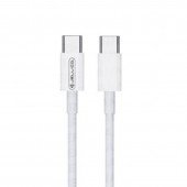 Кабель  Jellico IP-180 Type-C to Type-C 1m 3A White Кабель  Jellico IP-180 Type-C to Type-C 1m 3A White
