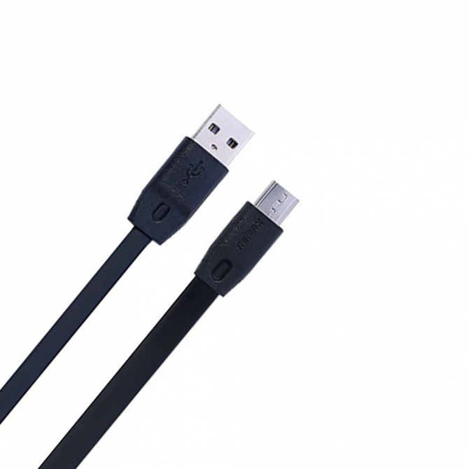 Кабель Remax Full Speed RC-001m microUSB Чёрный 2m (5-012)-1