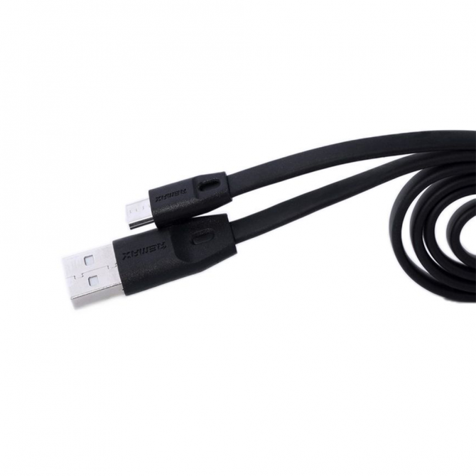 Кабель Remax Full Speed RC-001m microUSB Чёрный 2m (5-012)-2