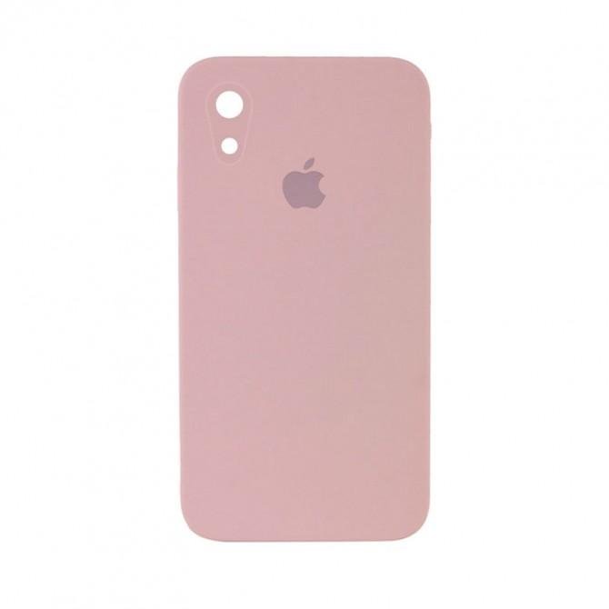 Силиконовый чехол для iPhone Xr Бежевый FULL (SQUARE SHAPE)