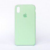 Оригинальный силиконовый чехол для iPhone X/Xs Пастельно Зеленый FULL Оригинальный силиконовый чехол для iPhone X/Xs Пастельно Зеленый FULL