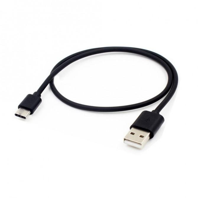 Кабель Type-С 0.25м Чорний-2