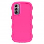 Чохол TPU Ripple для Samsung Galaxy A55 Неоново рожевий Чохол TPU Ripple для Samsung Galaxy A55 Неоново рожевий