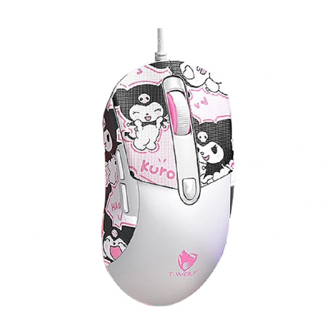 Мишь Twolf G550 White/Pink