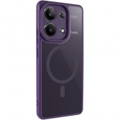 Чeхол TPU+PC Lyon Frosted series with Magsafe Xiaomi Redmi Note 13 4G Purple