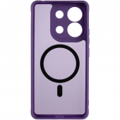 Чeхол TPU+PC Lyon Frosted series with Magsafe Xiaomi Redmi Note 13 4G Purple