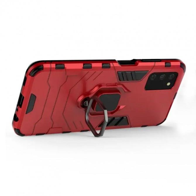 Чехол HONOR Hard Defence Series Samsung A037 Galaxy A03s Red (with magnet)-2