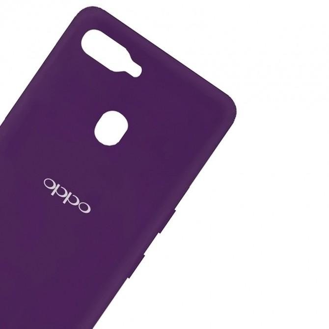 Чехол Original Soft Case Oppo A5s/Oppo A12 Фиолетовый FULL-1