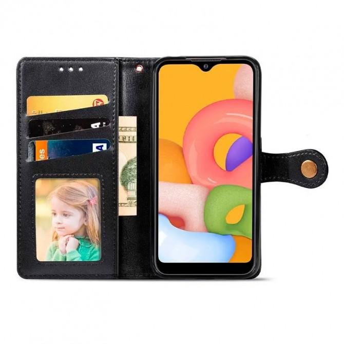 Чохол-книжка GETMAN Gallant for Xiaomi Redmi Note 10 /Note 10S Black-1